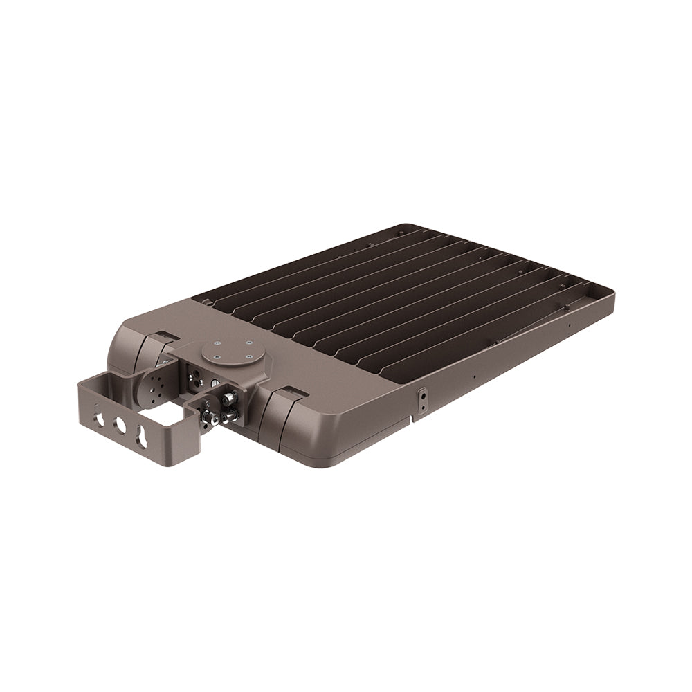 BEAMPRO+ | Area Light | Adj Watt 100W/150W/200W/240W/300W | 48000Lm | Adj CCT 3K/4K/5K | 120-347V | 1-Pin Sensor Receptacle | Adj Beam Angle Type III/IV/V | Universal & Yoke Mount Included | UL & DLC Listed