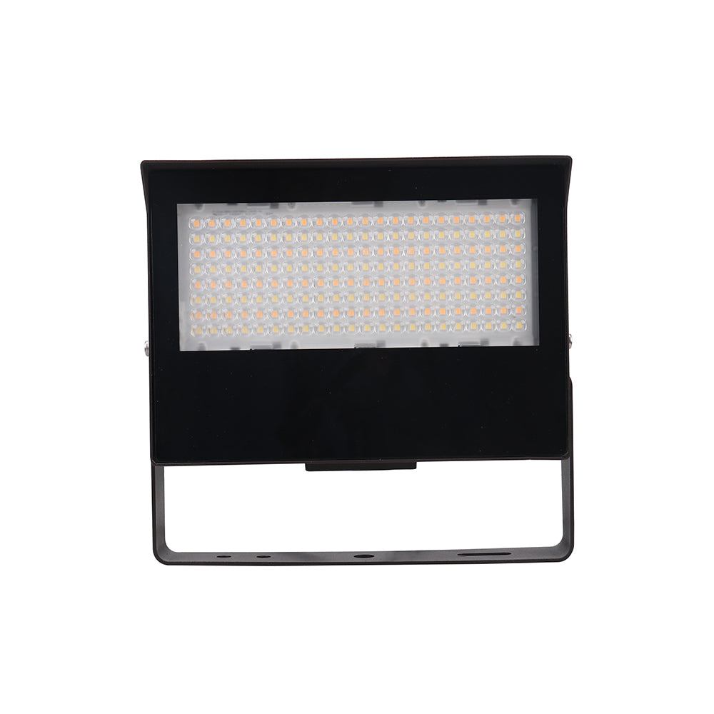 ORRA | LED Architectural Flood Light | Adj Watt 40W/60W/80W | 12560 Lumens | Adj CCT 3000K/4000K/5000K | 120-277V | U-Bracket Included | Bronze Housing | IP65 | UL & DLC Listed