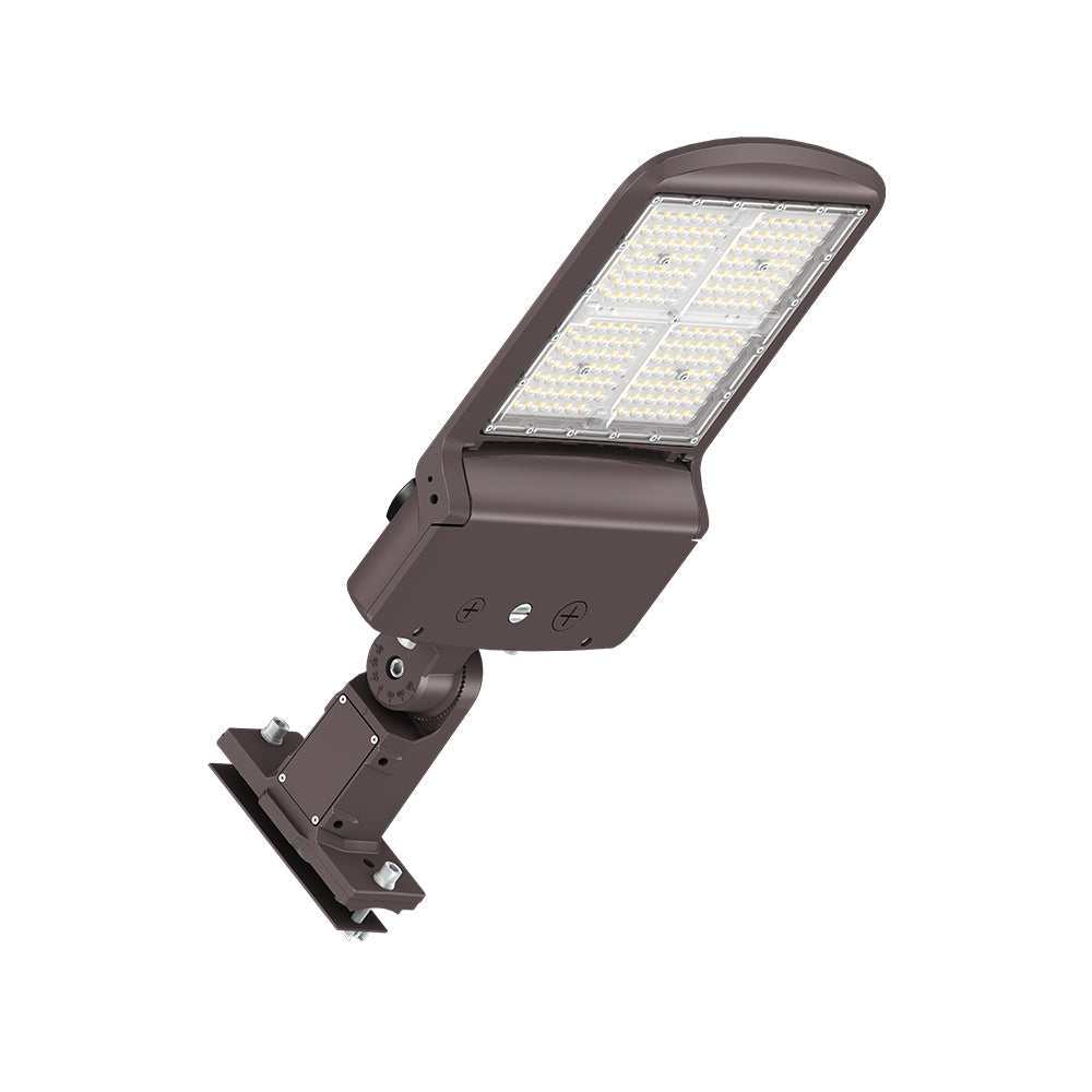 ZOHO 6th Gen | LED Area Light | Adj Watt 100W/120W/150W | 25500 Lumens | Adj CCT 4000K/5000K/5700K | 277–480Vac | 3-Pin Sensor Receptacle | Universal Bracket | IP65 | UL & DLC Listed
