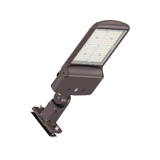 ZOHO 6th Gen | LED Area Light | Adj Watt 100W/120W/150W | 25500 Lumens | Adj CCT 4000K/5000K/5700K | 277–480Vac | 3-Pin Sensor Receptacle | Universal Bracket | IP65 | UL & DLC Listed