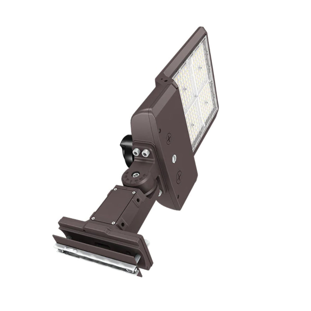 ZOHO 6th Gen | LED Area Light | Adj Watt 100W/120W/150W | 25500 Lumens | Adj CCT 4K/5K/5700K | 120-277V | 3-Pin Sensor Receptacle | Universal Bracket | IP65 | UL & DLC Listed