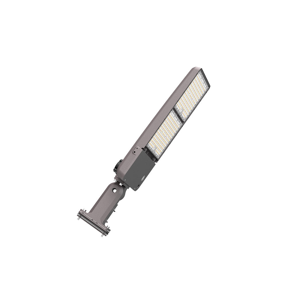 LUMA MAX | LED Area Light | Adj Watt 300W/350W/400W/450W/500W | 80000 Lumens | Adj CCT 3K/4K/5K | 120-277V | Universal Bracket | Bronze Housing | IP65 | UL & DLC Listed