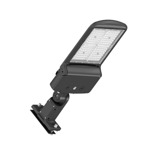 ZOHO 6th Gen | LED Area Light | Adj Watt 100W/120W/150W | 25500 Lumens | Adj CCT 4K/5K/5700K | 120-277V | 3-Pin Sensor Receptacle | Universal Bracket | IP65 | UL & DLC Listed