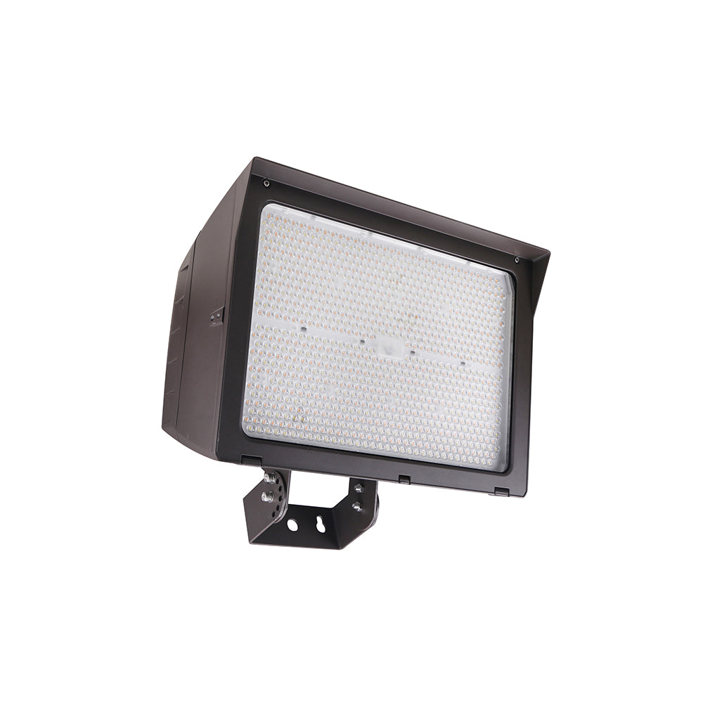 UNION | LED Flood Light | Adj Watt 300W/400W/500W | 77500 Lumens | Adj CCT 3K/4K/5K | 120-277Vac | Universal Bracket / Yoke Mount / U-Bracket Included | IP65 | UL & DLC Listed