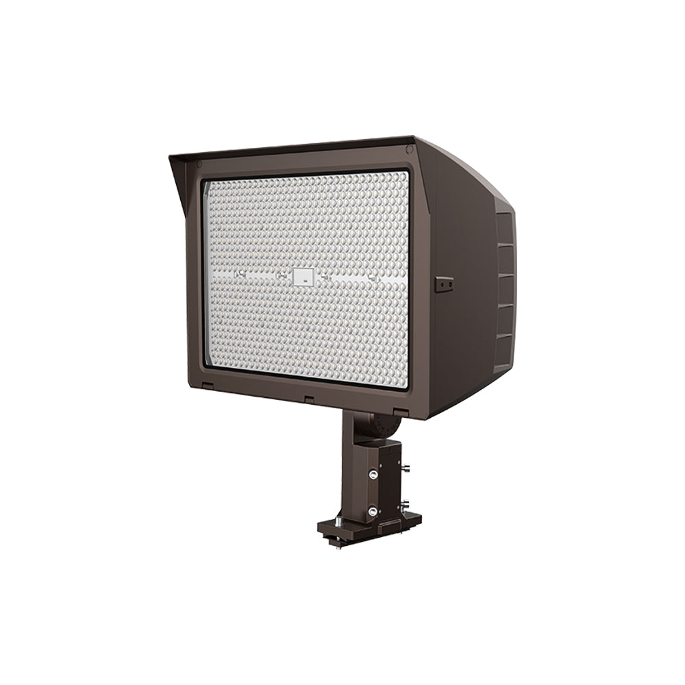 UNION | LED Flood Light | Adj Watt 300W/400W/500W | 77500 Lumens | Adj CCT 3K/4K/5K | 120-277Vac | Universal Bracket / Yoke Mount / U-Bracket Included | IP65 | UL & DLC Listed
