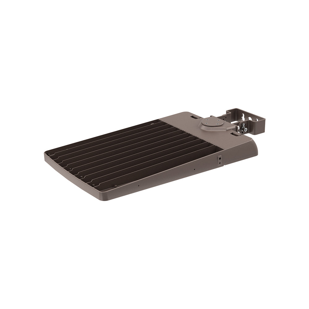 BEAMPRO+ | Area Light | Adj Watt 100W/150W/200W/240W/300W | 48000Lm | Adj CCT 3K/4K/5K | 120-347V | 1-Pin Sensor Receptacle | Adj Beam Angle Type III/IV/V | Universal & Yoke Mount Included | UL & DLC Listed