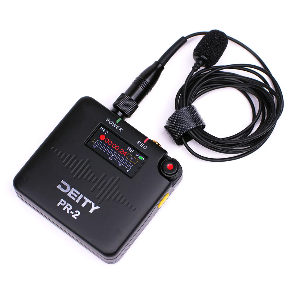 Deity PR-2 Stereo Pocket Recorder with Lavalier